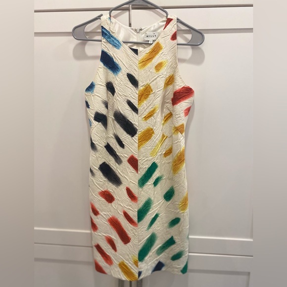 Milly Brushstroke Shift Dress - Picture 2 of 4